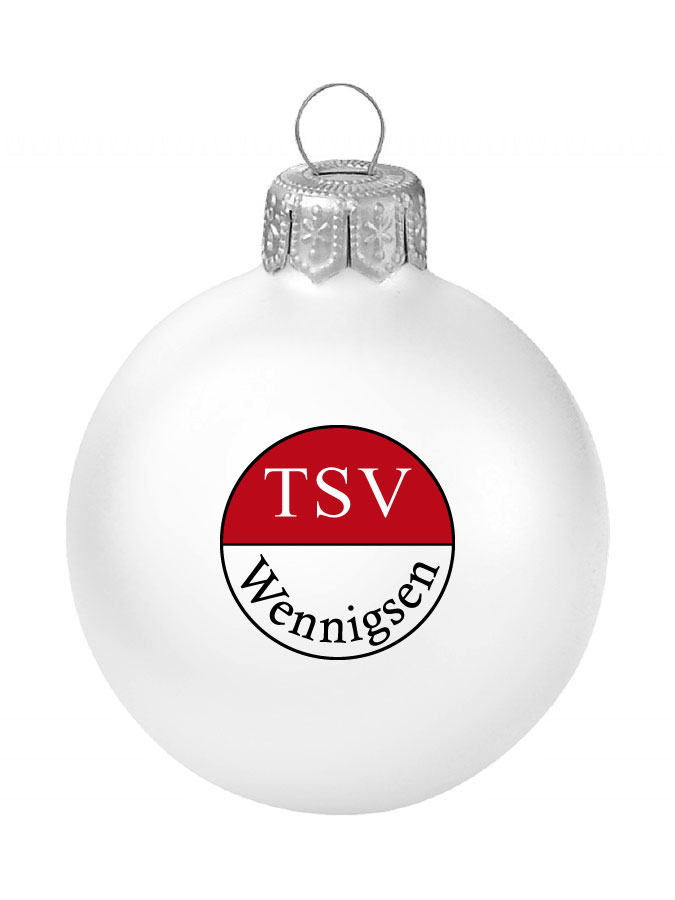 Weihnachtskugel Logo 8cm