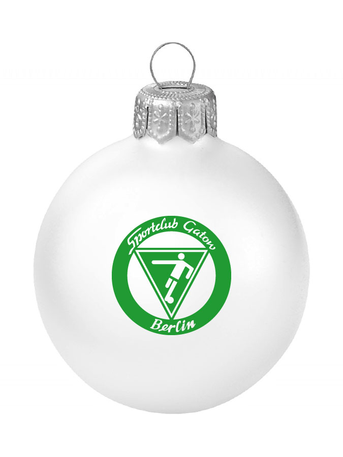 Weihnachtskugel Logo 8cm