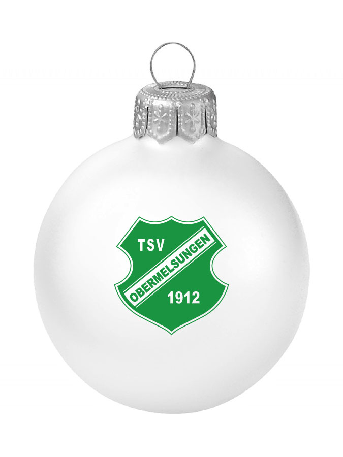 Weihnachtskugel Logo 8cm
