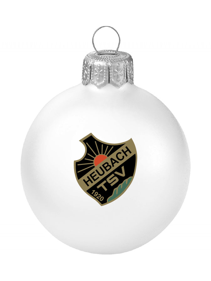 Weihnachtskugel Logo 8cm