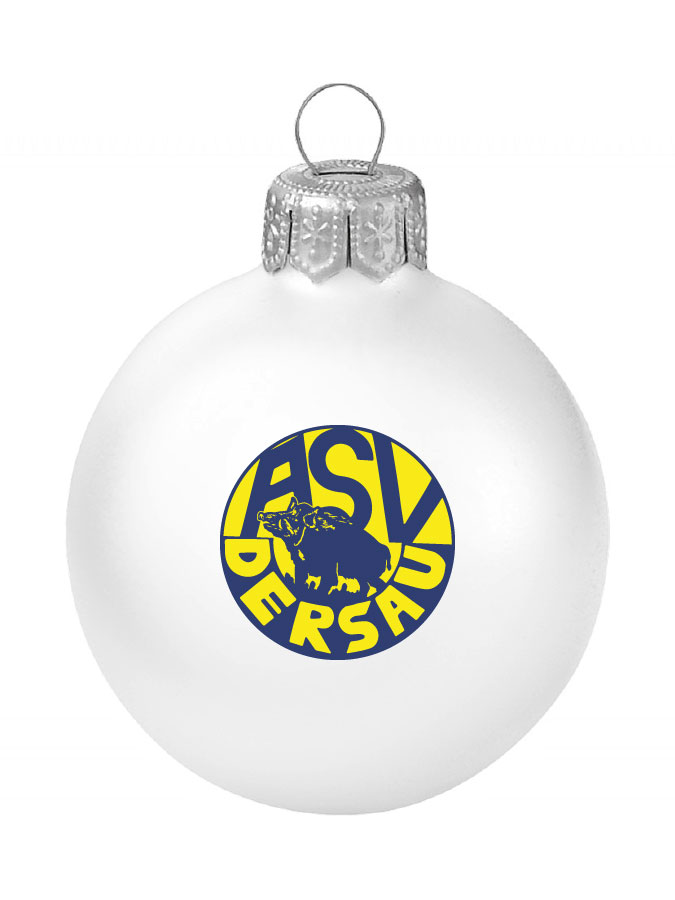 Weihnachtskugel Logo 8cm