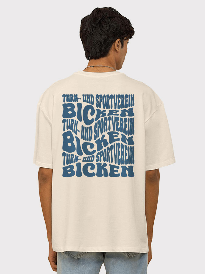 Oversized Shirt Wavy Herren