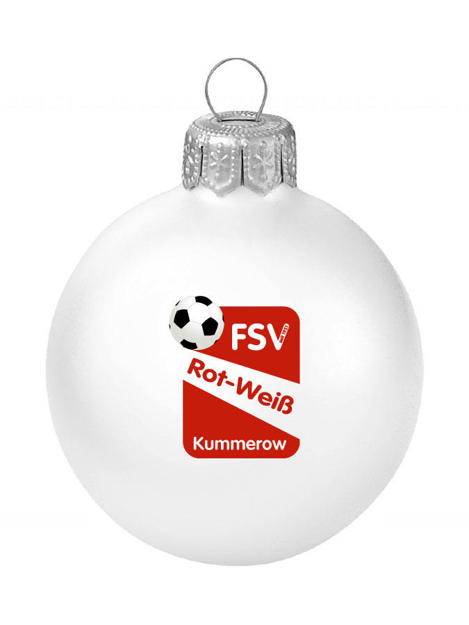 Weihnachtskugel Logo 8cm