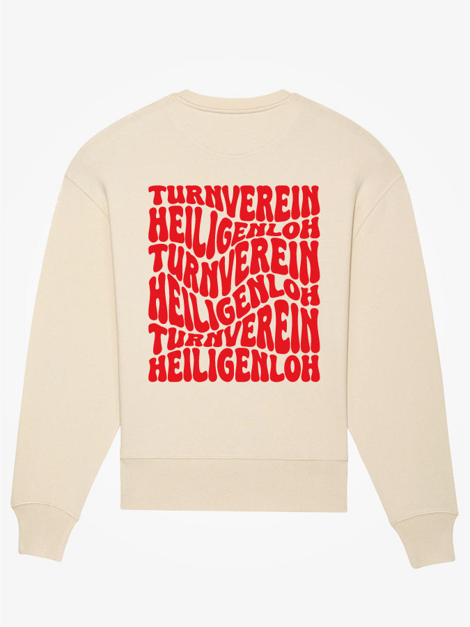 Sweatshirt Oversized Wavy Herren