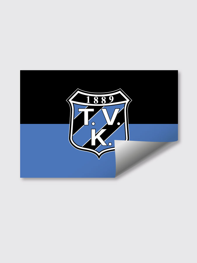 Aufkleber DIN A7 Logo