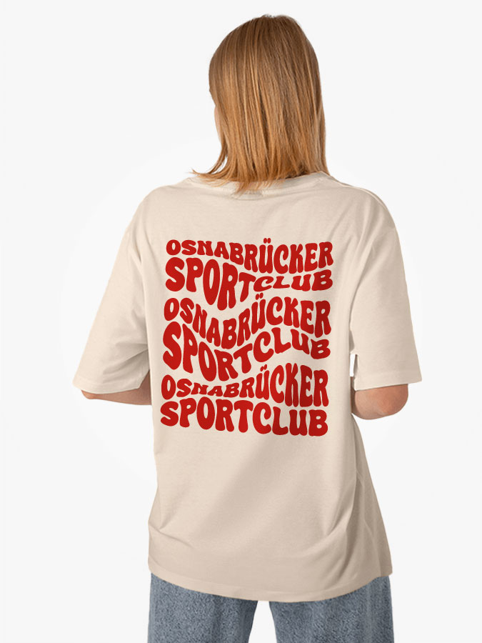 Oversized Shirt Wavy Damen
