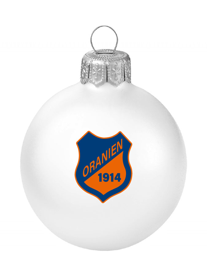 Weihnachtskugel Logo 8cm