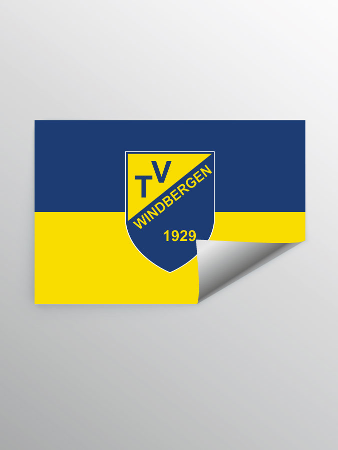 Aufkleber DIN A7 Logo