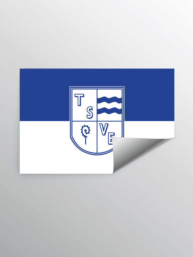 Aufkleber DIN A7 Logo