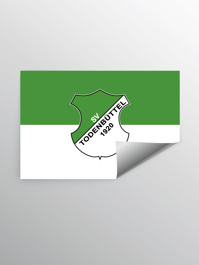 Aufkleber DIN A7 Logo