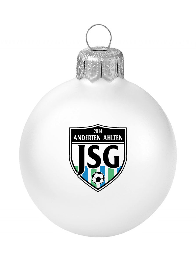 Weihnachtskugel Logo 8cm