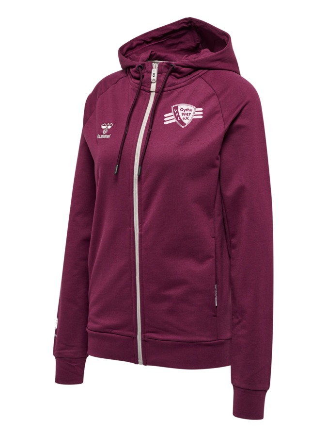 Hummel Move Grid Cotton Zip Hoodie Woma Damen