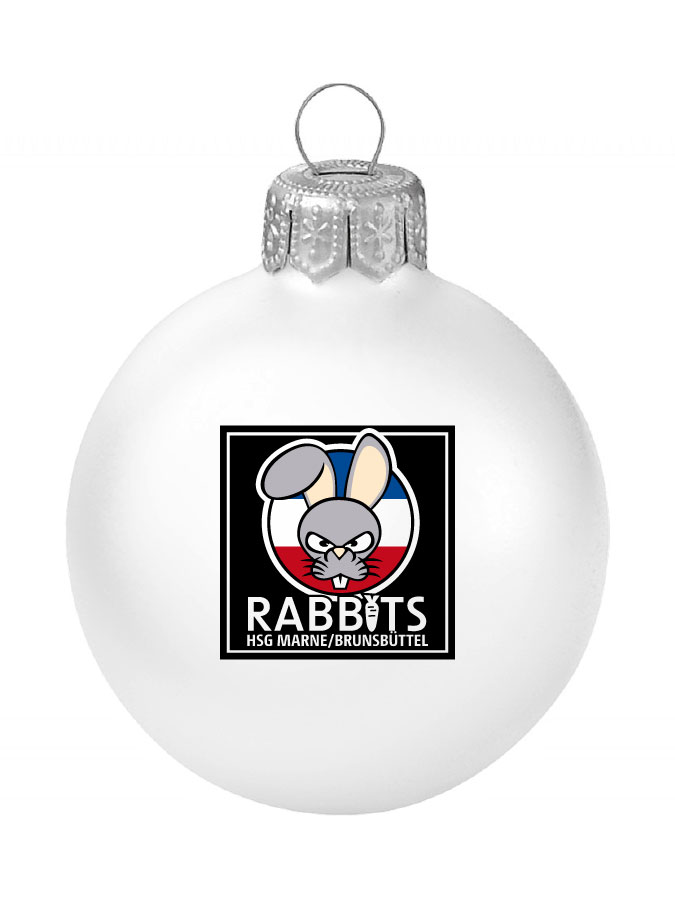 Weihnachtskugel Logo 8cm