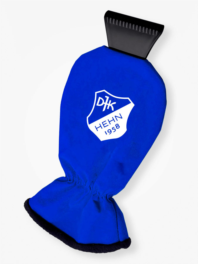 Eiskratzer mit Handschuh