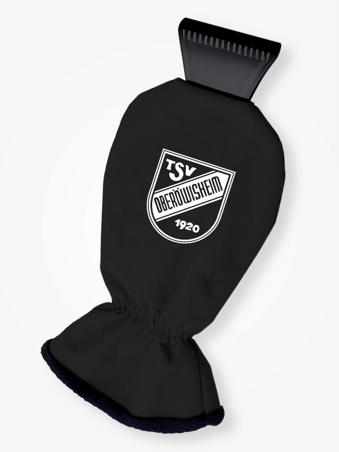 Eiskratzer mit Handschuh