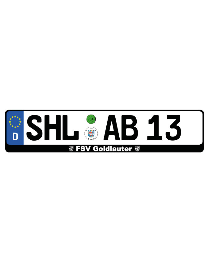 Kennzeichenhalter Kalden (2er Set)