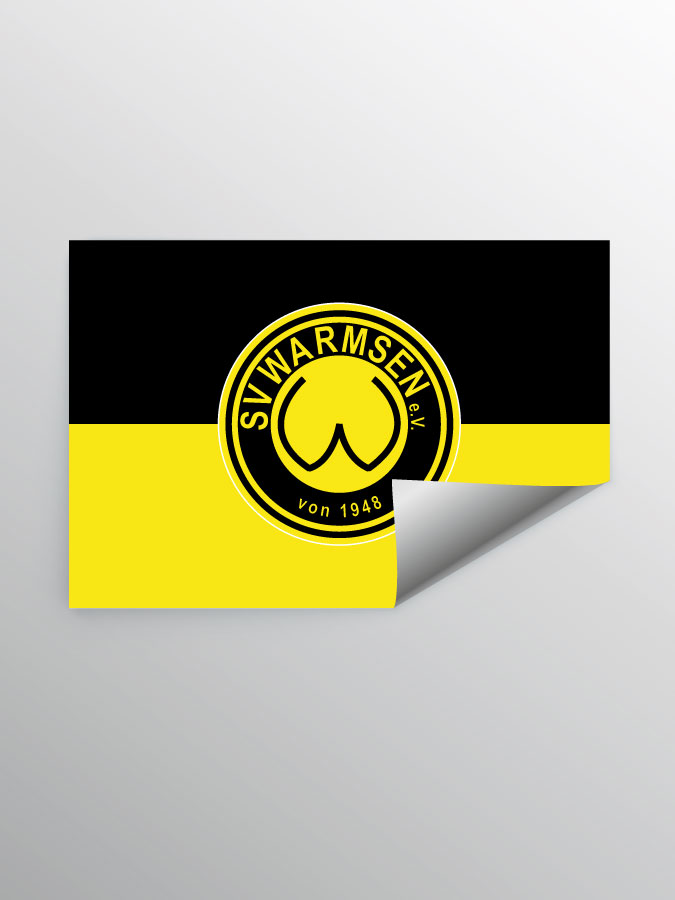 Aufkleber DIN A7 Logo