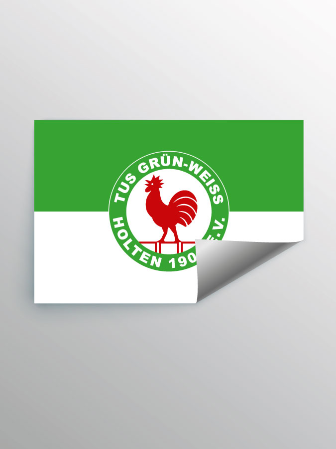 Aufkleber DIN A7 Logo