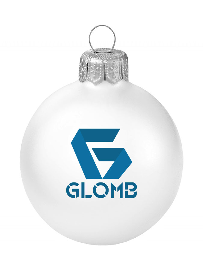 Weihnachtskugel Logo 8cm