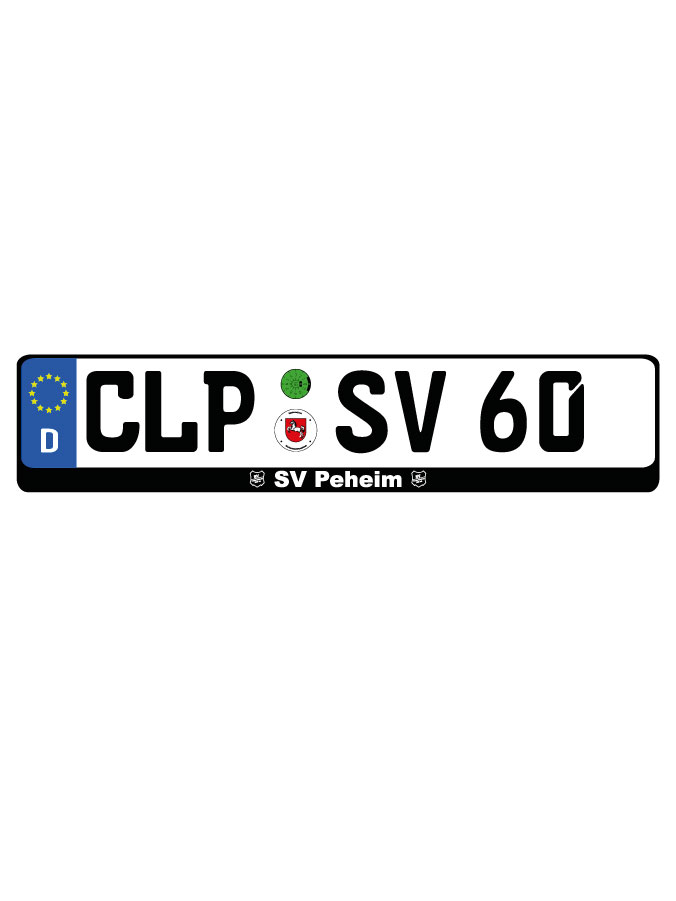 Kennzeichenhalter Kalden (2er Set)