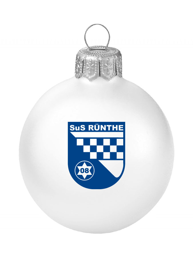 Weihnachtskugel Logo 8cm