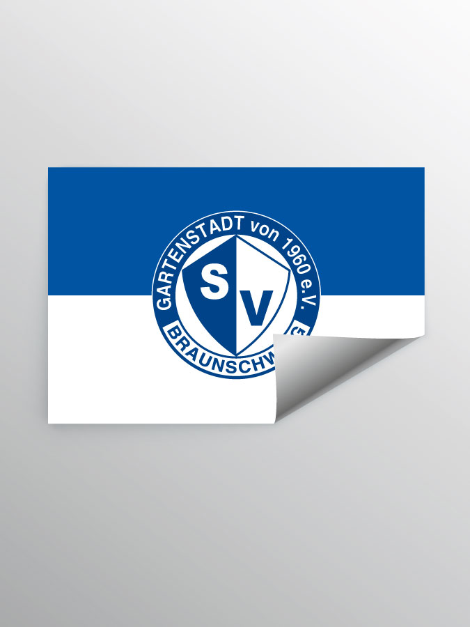 Aufkleber DIN A7 Logo