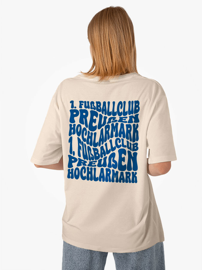 Oversized Shirt Wavy Damen