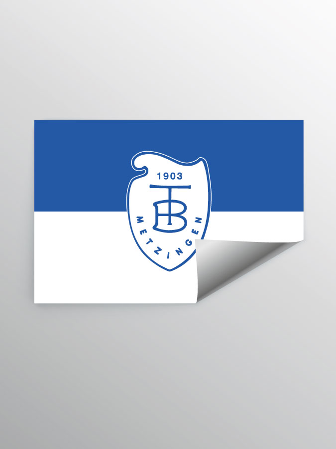 Aufkleber DIN A7 Logo