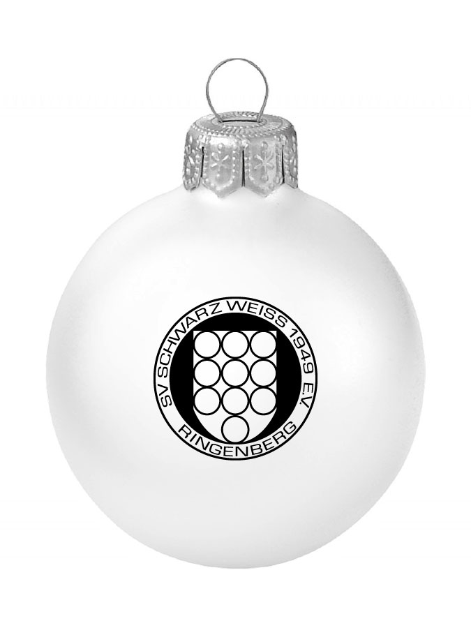 Weihnachtskugel Logo 8cm