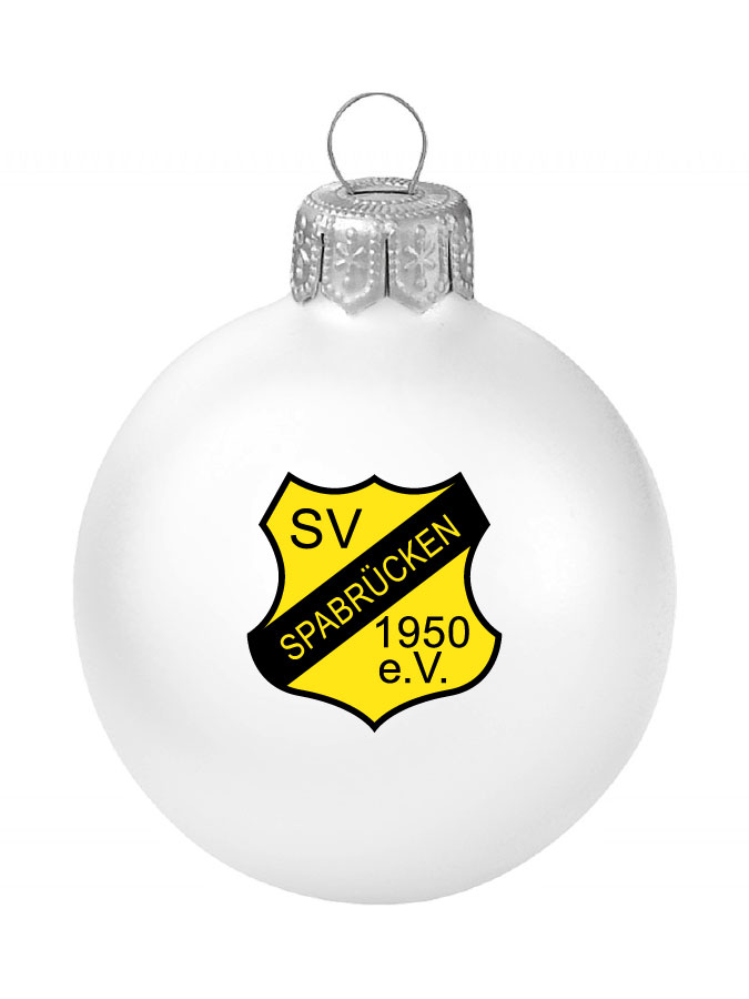 Weihnachtskugel Logo 8cm