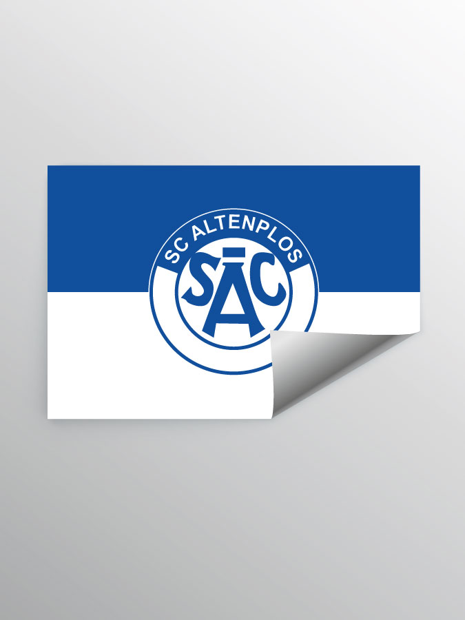 Aufkleber DIN A7 Logo