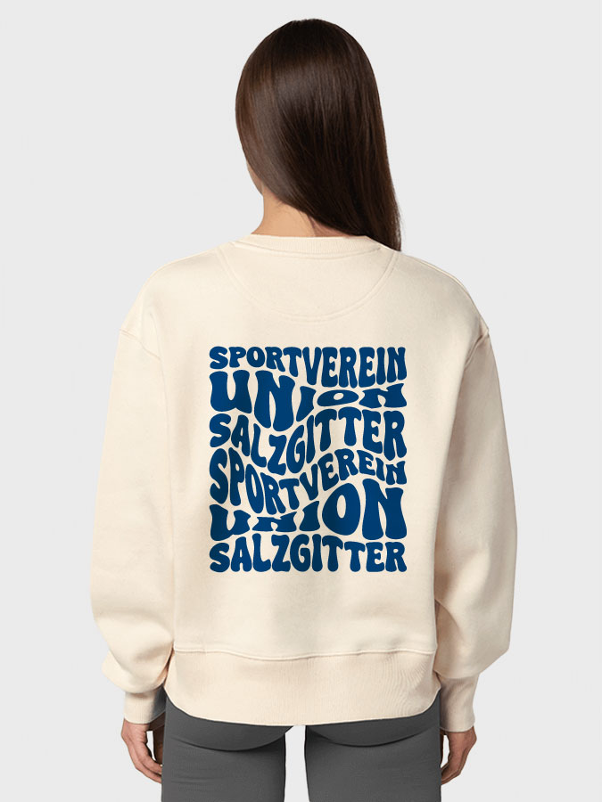 Oversized Sweater Wavy Damen