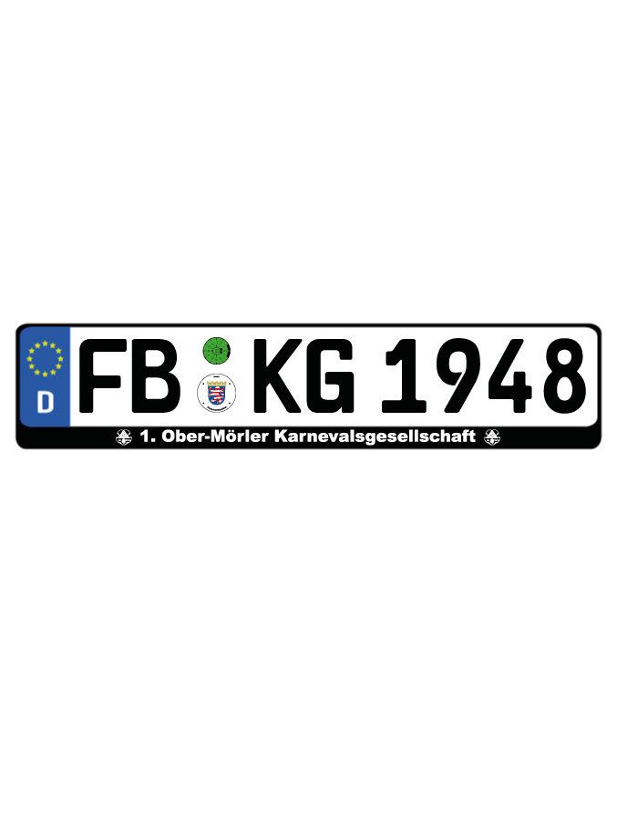 Kennzeichenhalter Kalden (2er Set)