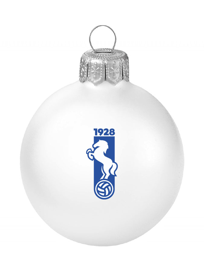 Weihnachtskugel Logo 8cm