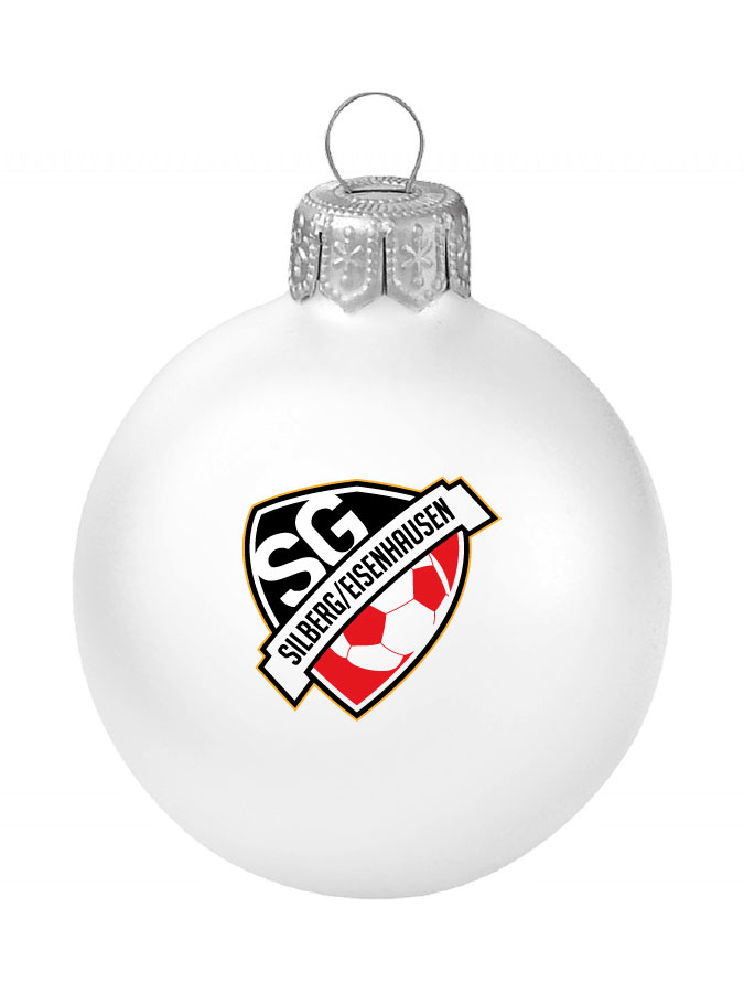 Weihnachtskugel Logo 8cm