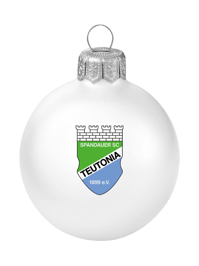 Weihnachtskugel Logo 8cm