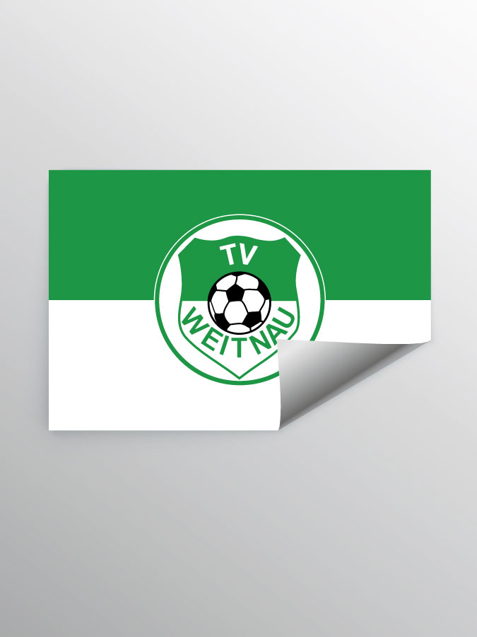 Aufkleber DIN A7 Logo