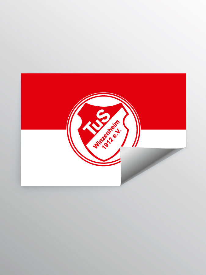 Aufkleber DIN A7 Logo