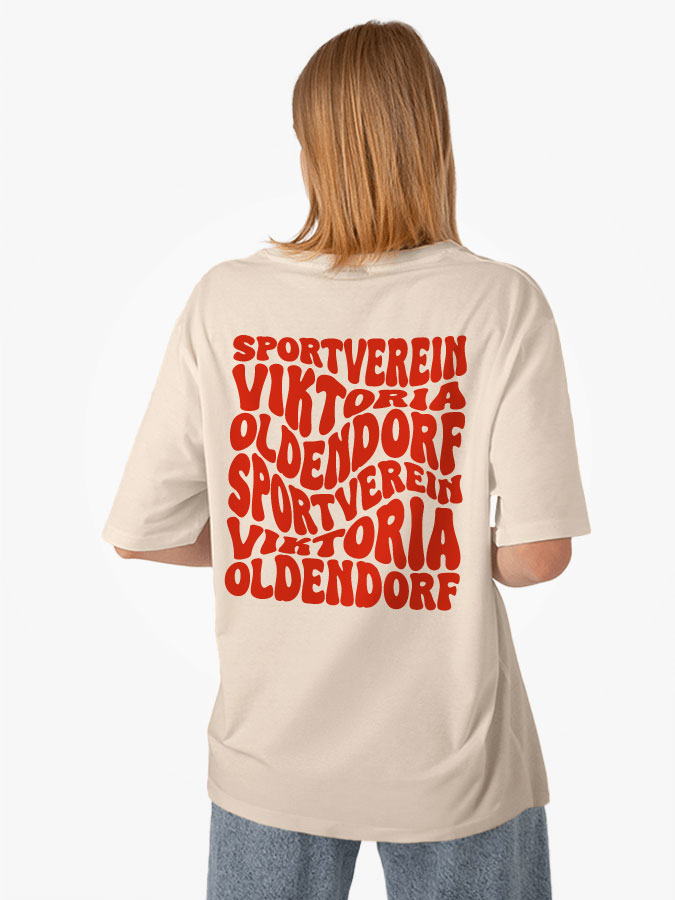 Oversized Shirt Wavy Damen