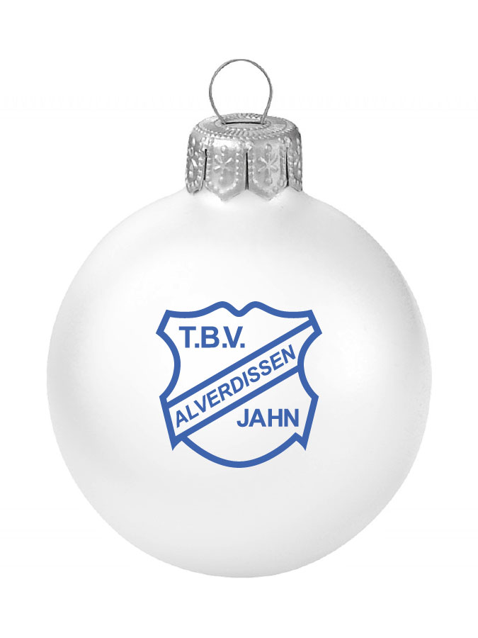 Weihnachtskugel Logo 8cm