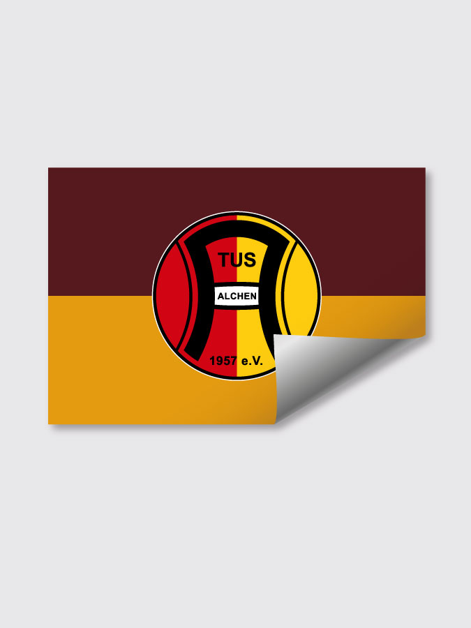 Aufkleber DIN A7 Logo