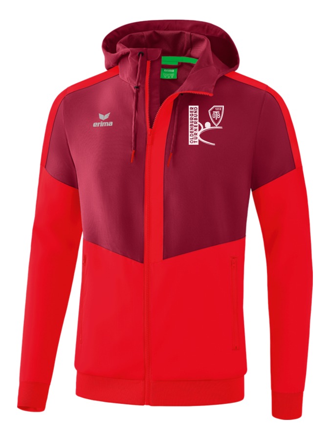 Erima Squad Tracktop Jacke mit Kapuze