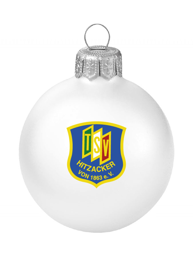 Weihnachtskugel Logo 8cm