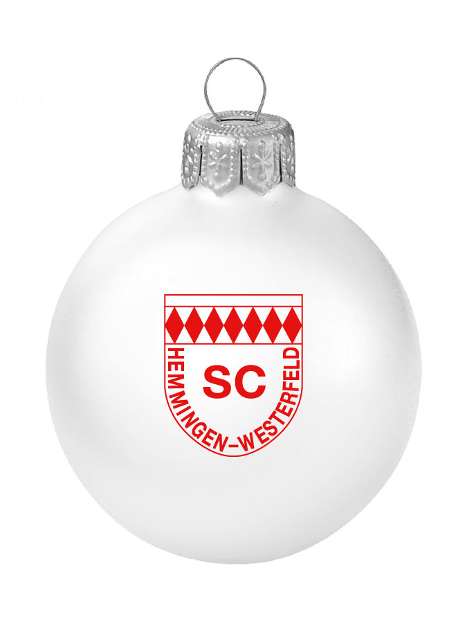 Weihnachtskugel Logo 8cm