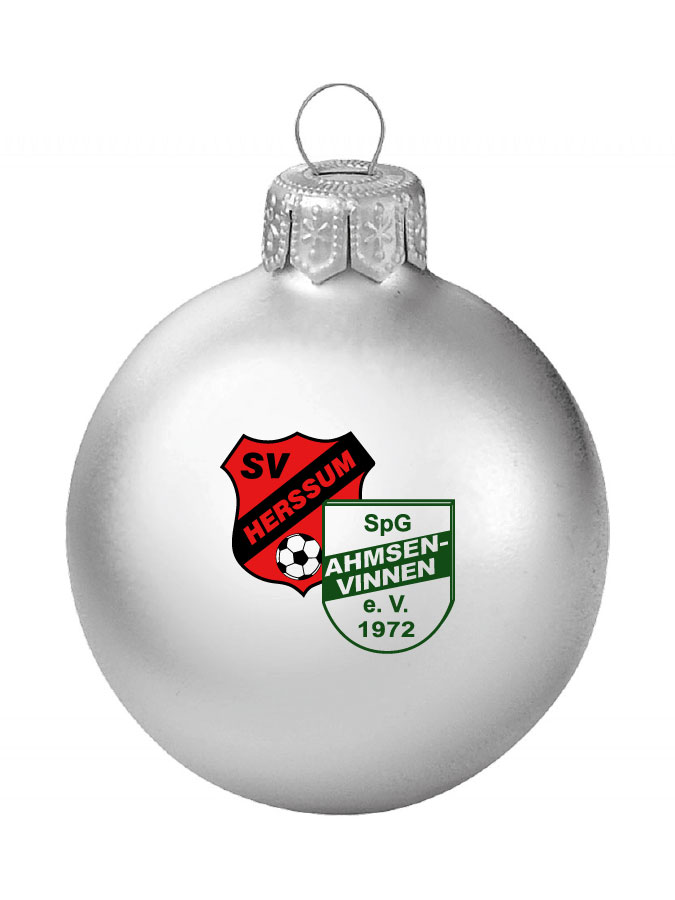 Weihnachtskugel Logo 8cm