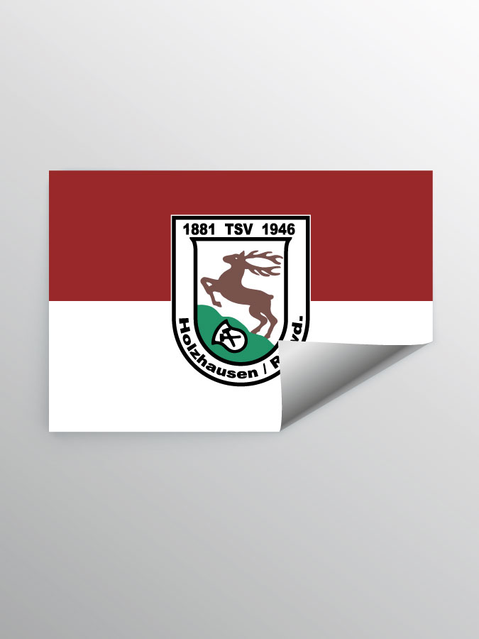 Aufkleber DIN A7 Logo