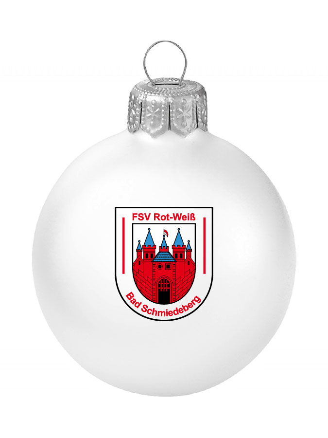 Weihnachtskugel Logo 8cm