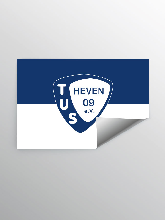 Aufkleber DIN A7 Logo