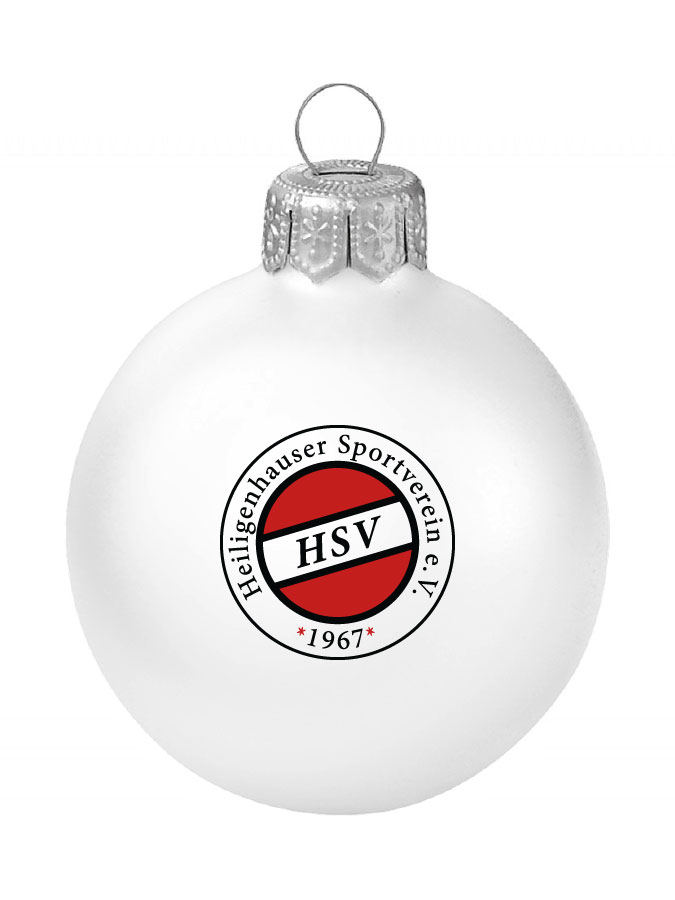Weihnachtskugel Logo 8cm