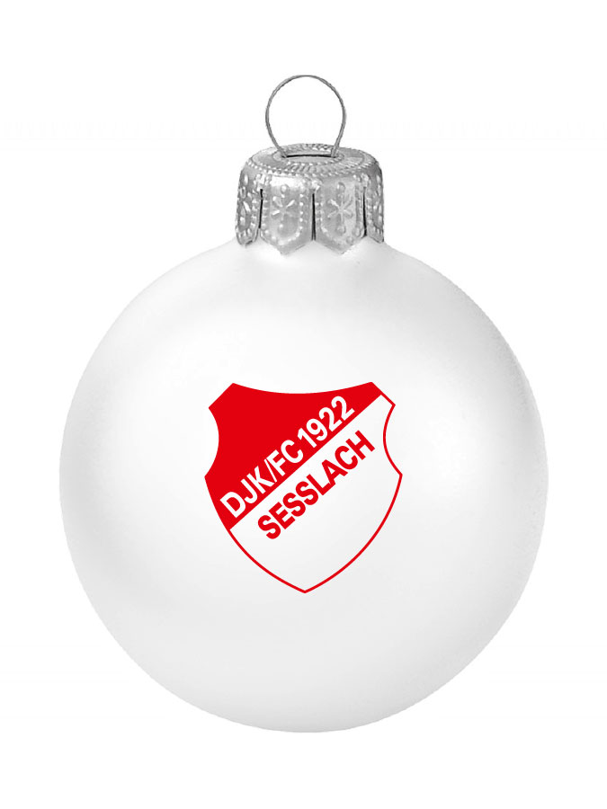 Weihnachtskugel Logo 8cm